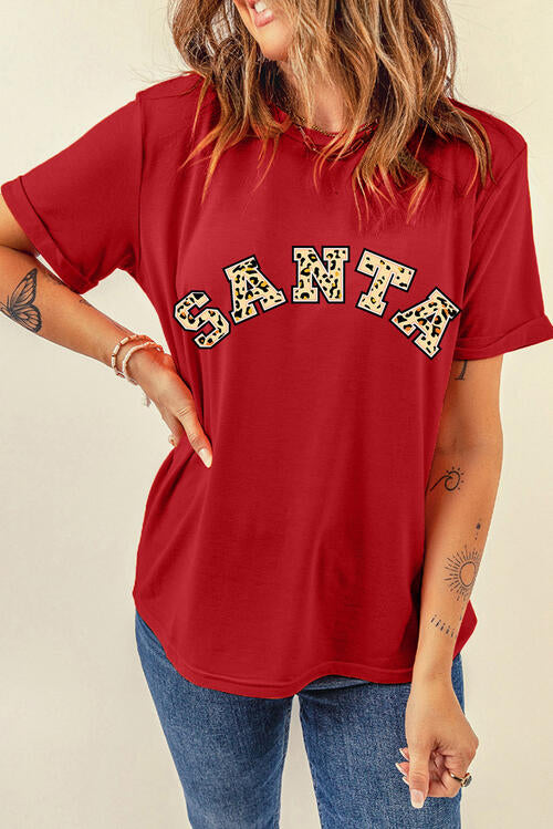 swvws SANTA Graphic Short Sleeve T-Shirt