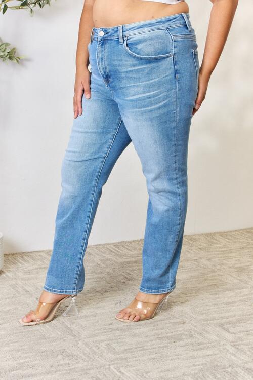 swvws RISEN Full Size Mid Rise Skinny Jeans