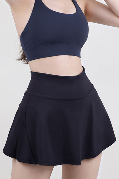 swvws High Waist Pleated Active Skirt