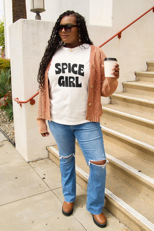 swvws Simply Love Full Size SPICE GIRL Short Sleeve T-Shirt