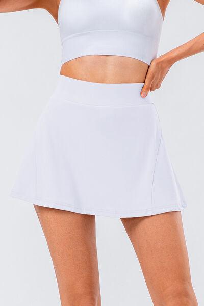 swvws High Waist Pleated Active Skirt