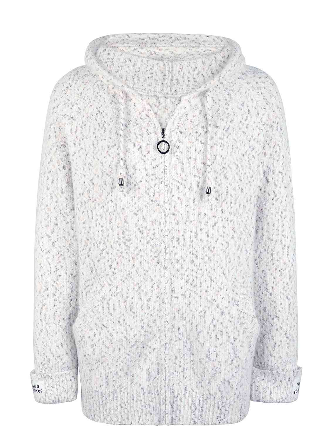 swvws Zip-Up Hooded Sweater