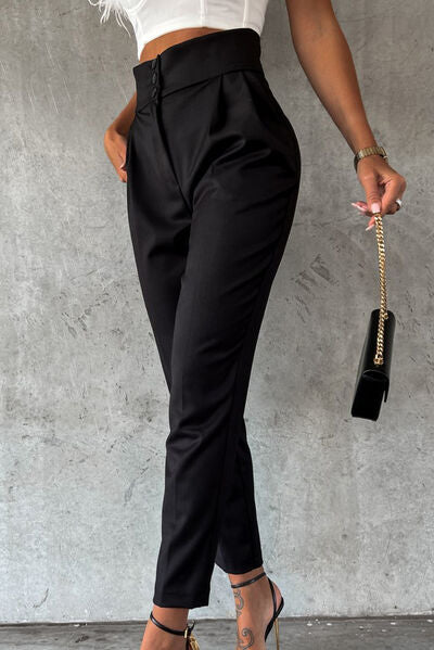 swvws High Waist Wide Waistband Pants