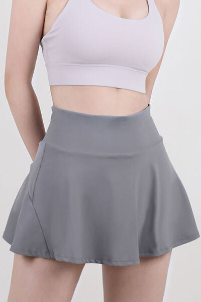 swvws High Waist Pleated Active Skirt