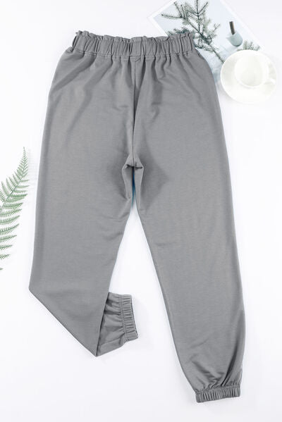 swvws Elastic Waist Joggers