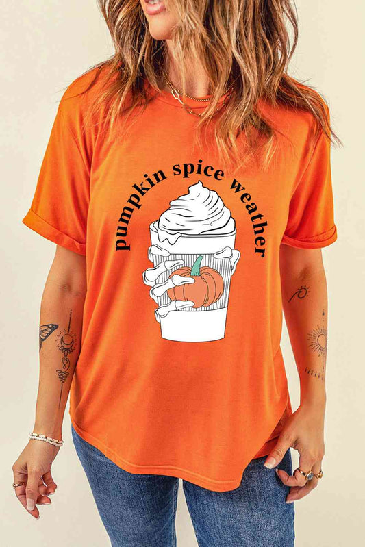 swvws PUMPKIN SPICE WEATHER Graphic T-Shirt