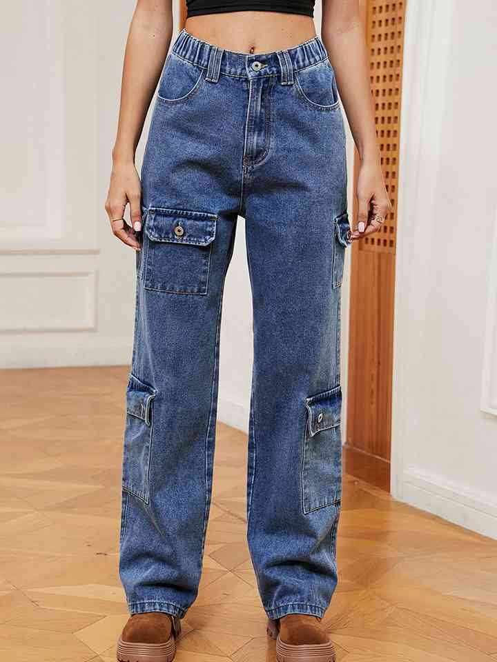 swvws Buttoned Long Jeans