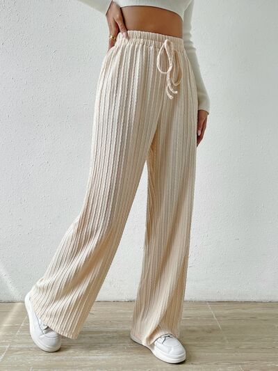 swvws Drawstring Wide Leg Pants