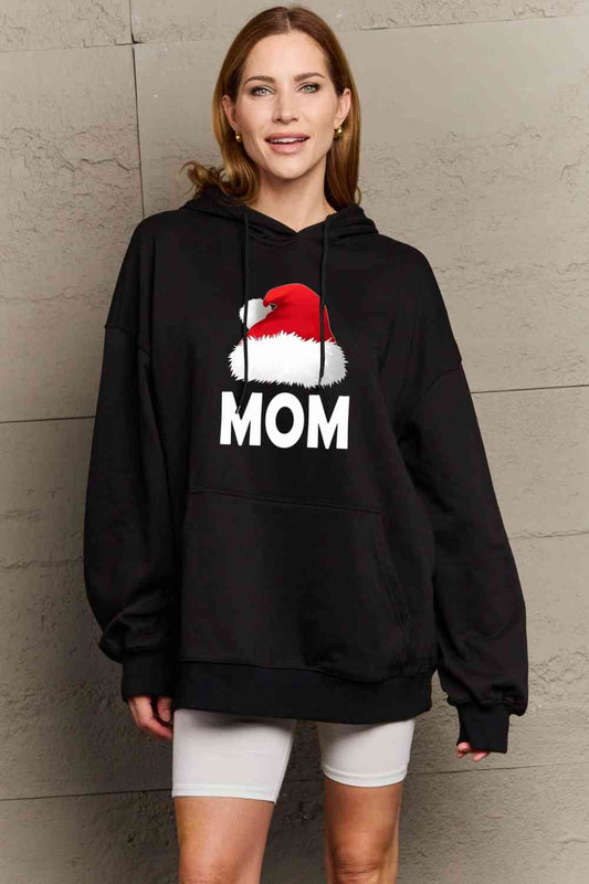 swvws Simply Love Full Size MOM Graphic Hoodie