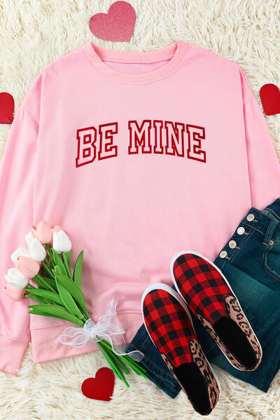 swvws BE MINE Round Neck Sweatshirt