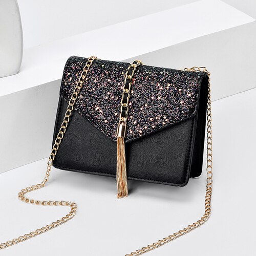 swvws  BACK TO COLLEGE    Fashion Designer Crossbody Bags for Women Shoulder Bags Chain Lady Handbag Tassel Women's Messenger Bags