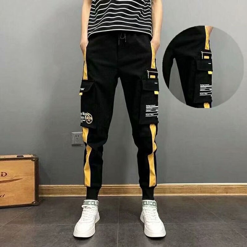 swvws Mens Vintage Hip Hop Style Baggy Jeans Men Trousers Jogging Military Cargo Pants Casual Outdoor Work Tactical Tracksuit Pants Summer Thin Plus Size Men's Clothing 5XL