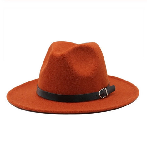 Brand oZyc Winter Autumn Imitation Woolen Women Men Ladies Fedoras Top Jazz Hat European American Round Caps Bowler Hats