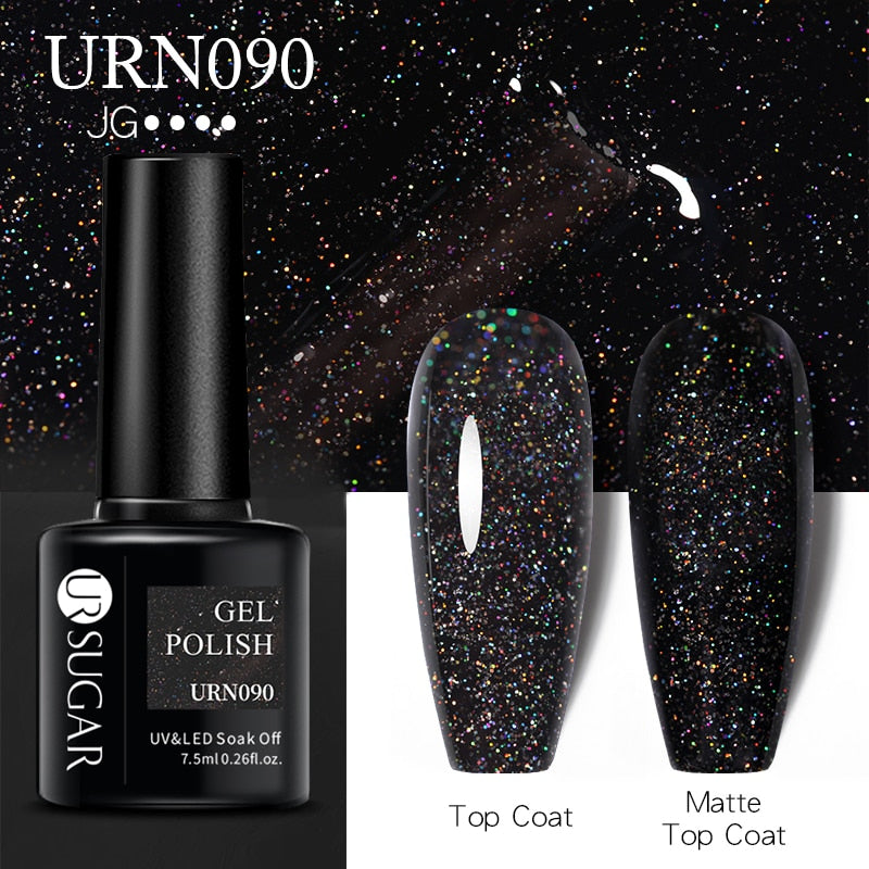 swvws  Thermal Nail Polish Shiny Sequins Effect Color Change Gel Varnishes All For Manicure Nails Art UV Semi Permanent Gellak