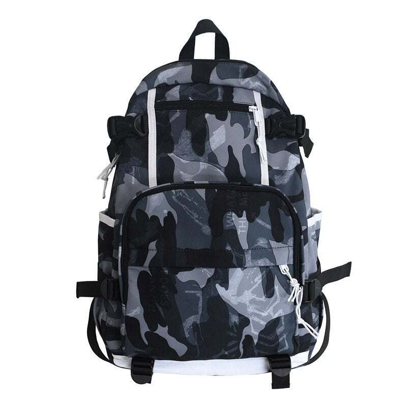 swvws Harajuku Girl Male School Bag Female Graffiti Print Men Backpack Women Book Boy Bag Nylon Ladies Fashion Laptop Backpack Student