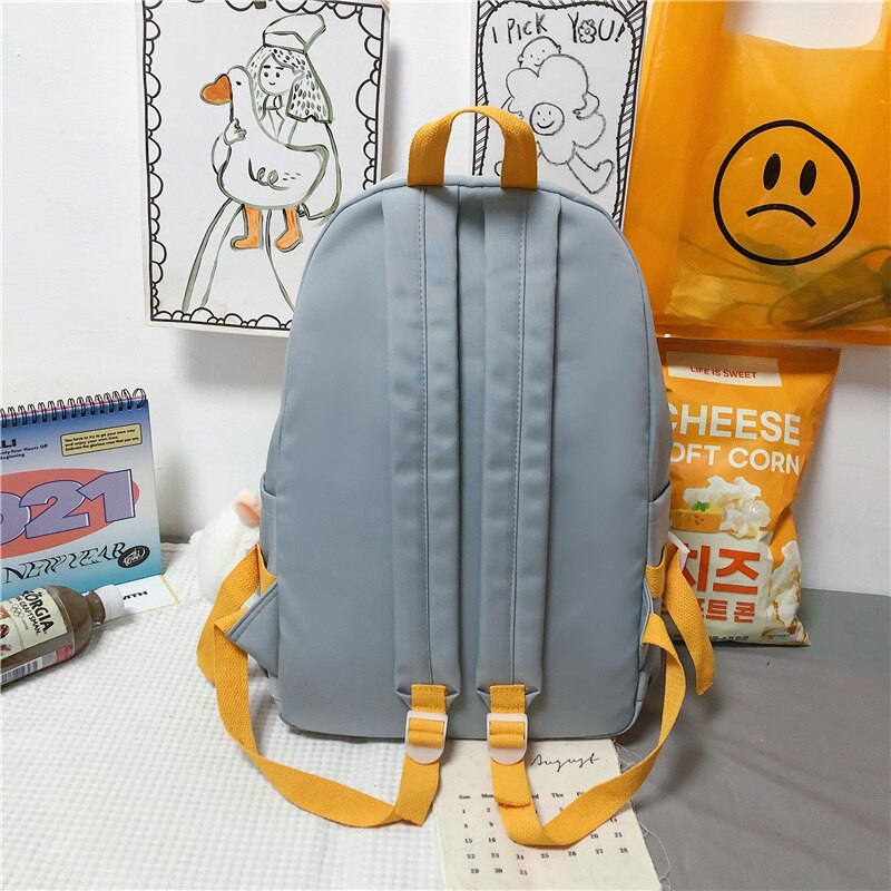 swvws Women Cute Backpack High Capacity Female Harajuku School Bag College Lady Kawaii Cartoons Backpack Fashion Book Girl Bag Student