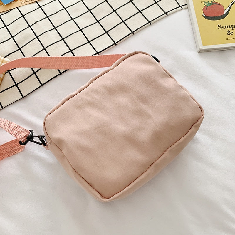 swvws  New Lovely Small Bag Women Nylon Bag Girls Crossbody Bags Women Bolsa Feminina Shoulder Bag Mobile Phone Bag Mini Bags Sac