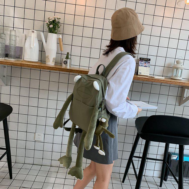 swvws Japanese Kawaii Backpack Women Mochila Feminina Sac A Dos Femme Frog Backpack Bags Mochilas Bolsos Back Pack Travel Backpack Bag