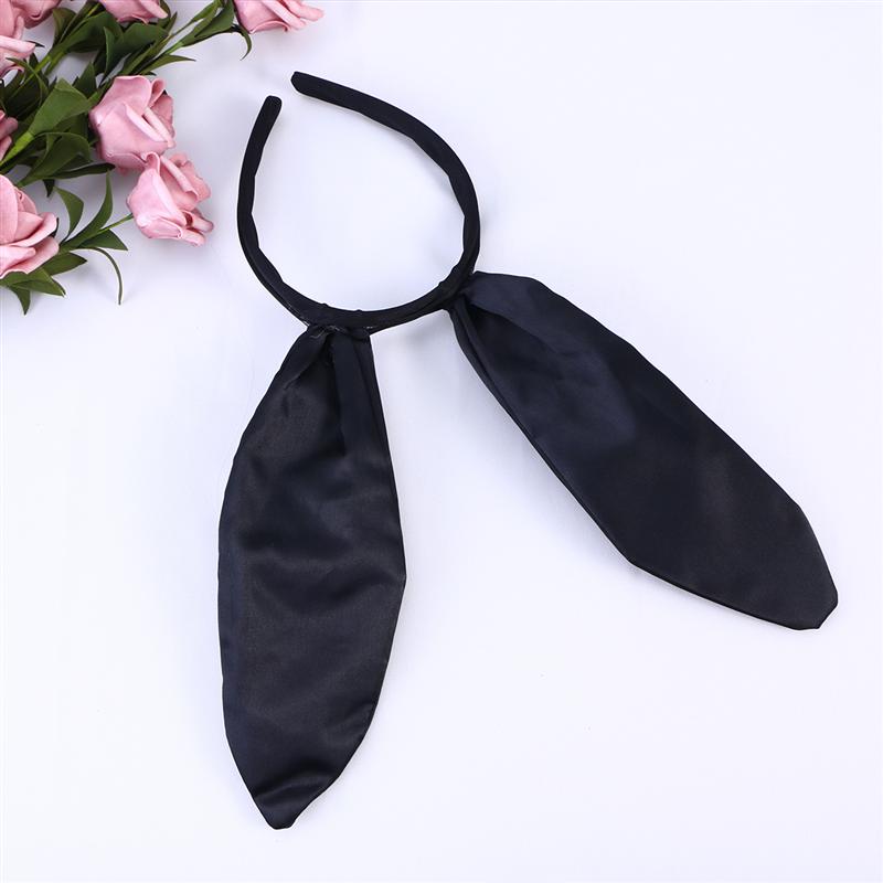 20cm Easter Sweet Sexy Bunny Ears Headband Rabbit Ear Hair Band for Party Cosplay Costume Accessory (Black)