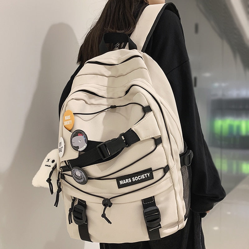 swvws Men Women Travel Net School Backpack Trendy Girl Boy Mesh Drawstring Backpack Female Male College Bag Cool Fashion Lady Book Bag