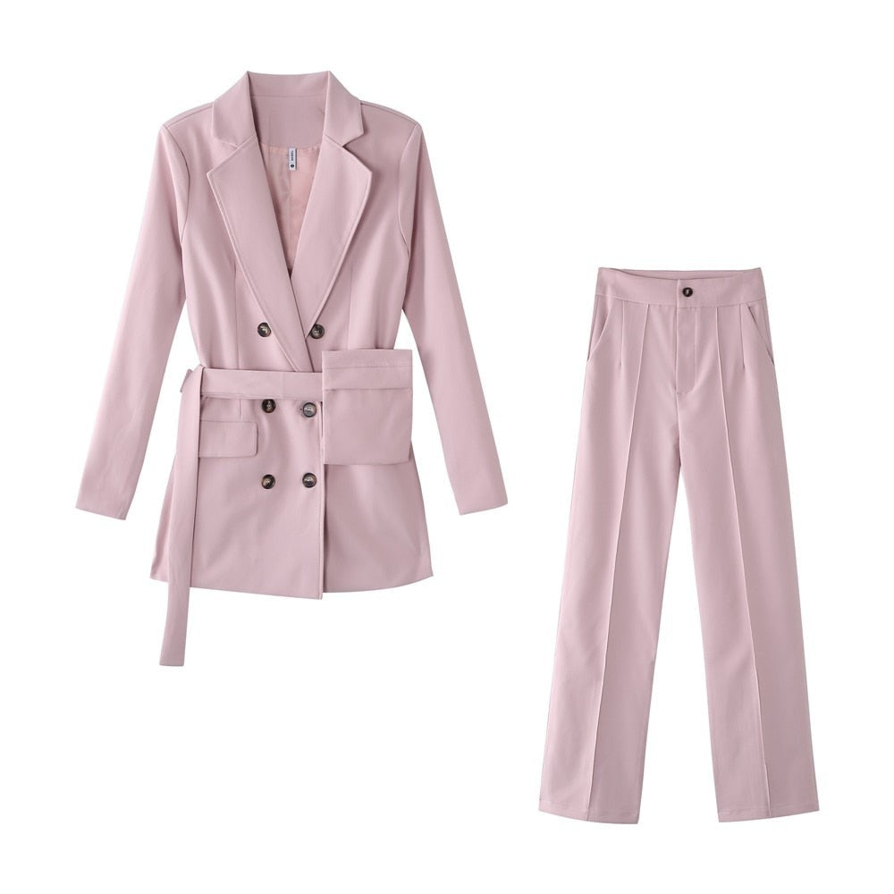 swvws Women Suits Female Pant Suits Office Lady Formal Business Set Uniform Work Wear Blazers Camis Tops And Pant 3 Pieces Set