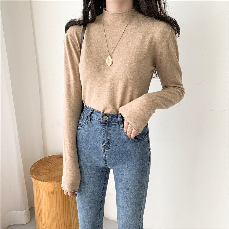 swvws Women's Knitted Vest Simple Solid Sleeveless Pullover Autumn Winter Korean V Neck Loose Sweater Vest Female Waistcoat Chic Tops