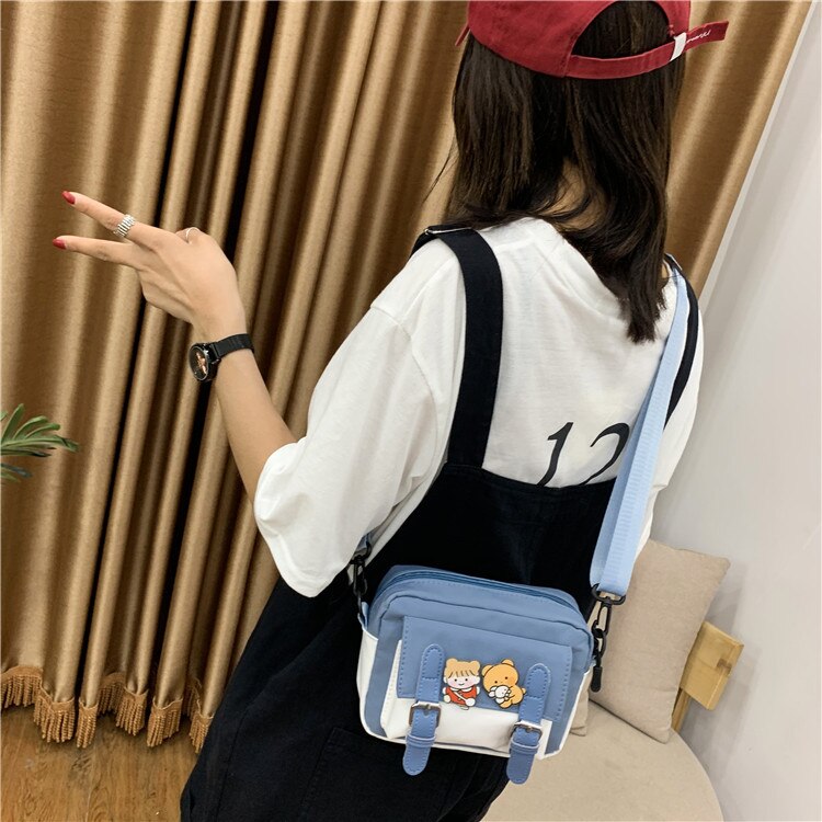 swvws  Small Nylon Bag Women Cute Mini Crossbody Bags Women New Fashion Mobile Phone Bag Shoulder Bag For Women Purses Bolsa Feminina