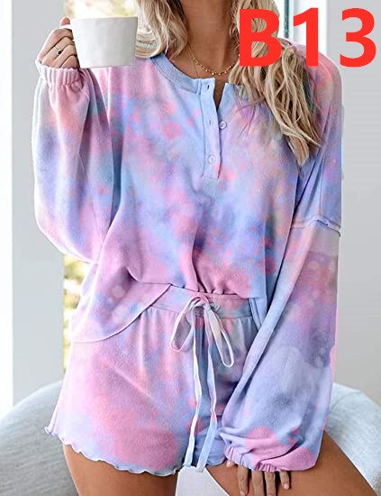 swvws Women Lounge Wear Set Tie Dye Tracksuit Lounge Set Two Piece Set Two Piece Outfits For Women 2 Piece Tie Dye Set