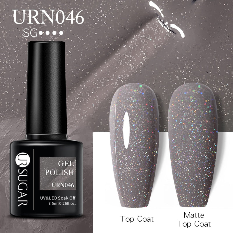 swvws  Thermal Nail Polish Shiny Sequins Effect Color Change Gel Varnishes All For Manicure Nails Art UV Semi Permanent Gellak