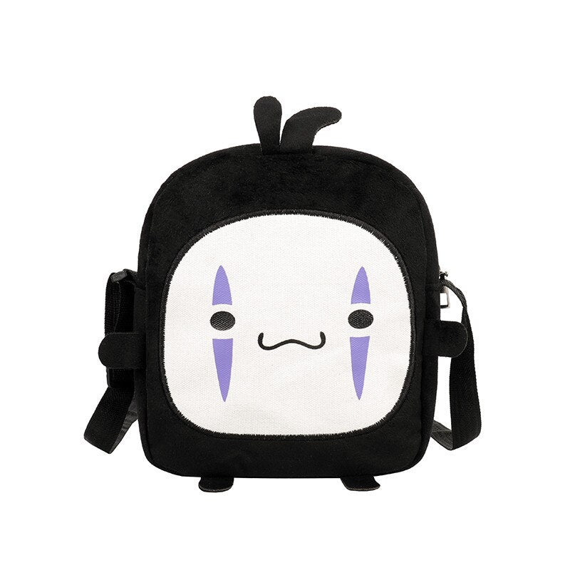 swvws Japanese Style Faceless Man Small Bag Plush Crossbody Bags Women Mini Mobile Phone Bag Shoulder Bag For Women Bolsa Feminina Sac