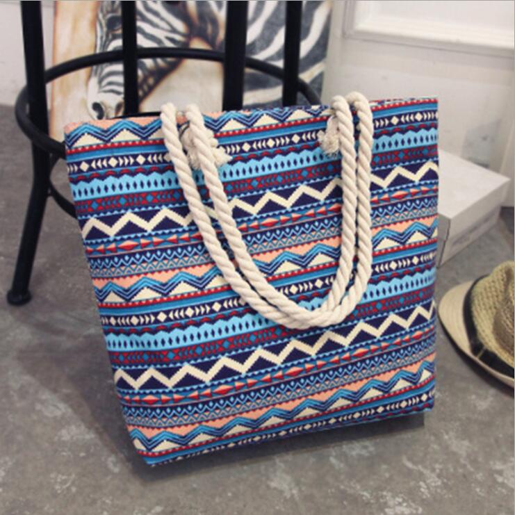 swvws  Fashion Folding Women Big Size Handbag Tote Ladies Casual Flower Printing Canvas Graffiti Shoulder Bag Beach Bolsa Feminina