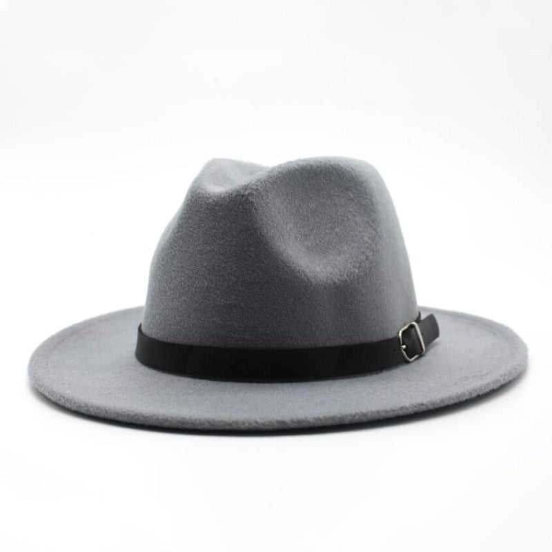 Brand oZyc Winter Autumn Imitation Woolen Women Men Ladies Fedoras Top Jazz Hat European American Round Caps Bowler Hats