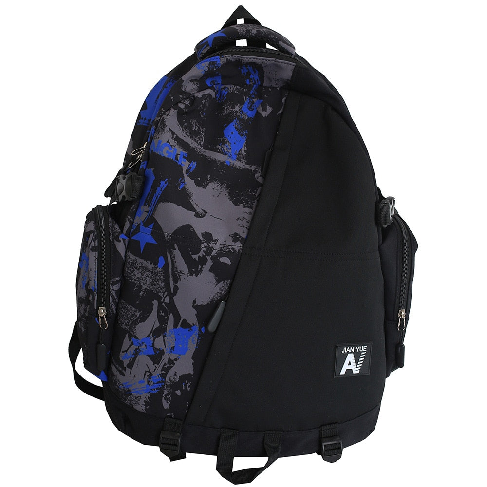 swvws High Capacity Men Graffiti Backpack Camouflage Laptop Book Boy School Bag Female Fashion Women Cool Student Backpack Male Travel