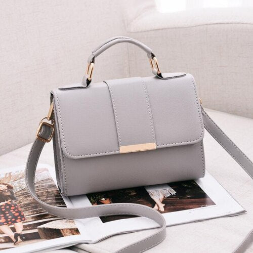 swvws BACK TO COLLEGE   Hot Selling Fashion Women Bag PU Leather Handbags Small Shoulder Crossbody Bag Flap Designer Ladies Hand Bags