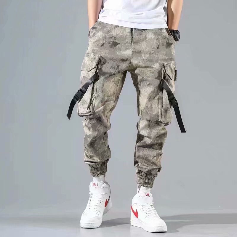 swvws Mens Vintage Hip Hop Style Baggy Jeans Men Trousers Jogging Military Cargo Pants Casual Outdoor Work Tactical Tracksuit Pants Summer Thin Plus Size Men's Clothing 5XL