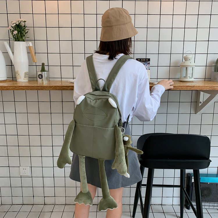 swvws Japanese Kawaii Backpack Women Mochila Feminina Sac A Dos Femme Frog Backpack Bags Mochilas Bolsos Back Pack Travel Backpack Bag