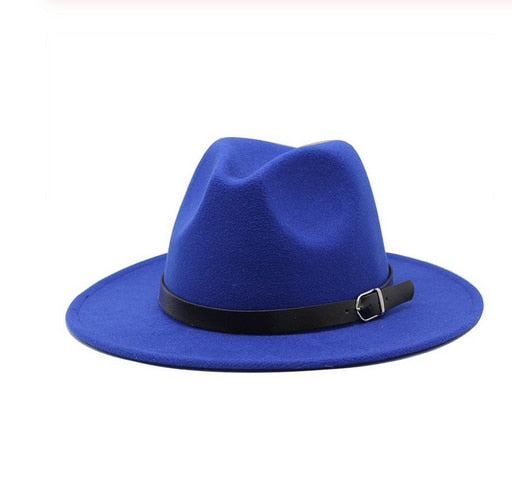 Brand oZyc Winter Autumn Imitation Woolen Women Men Ladies Fedoras Top Jazz Hat European American Round Caps Bowler Hats