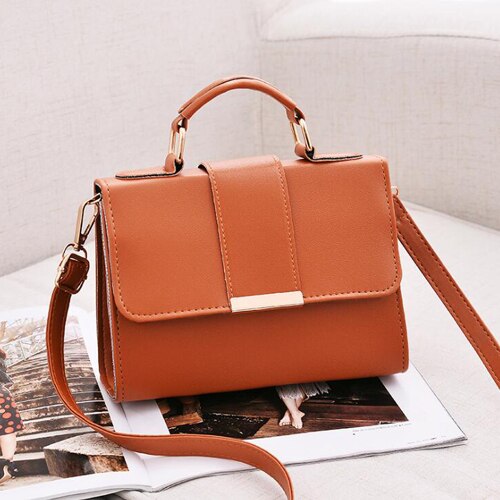 swvws BACK TO COLLEGE   Hot Selling Fashion Women Bag PU Leather Handbags Small Shoulder Crossbody Bag Flap Designer Ladies Hand Bags