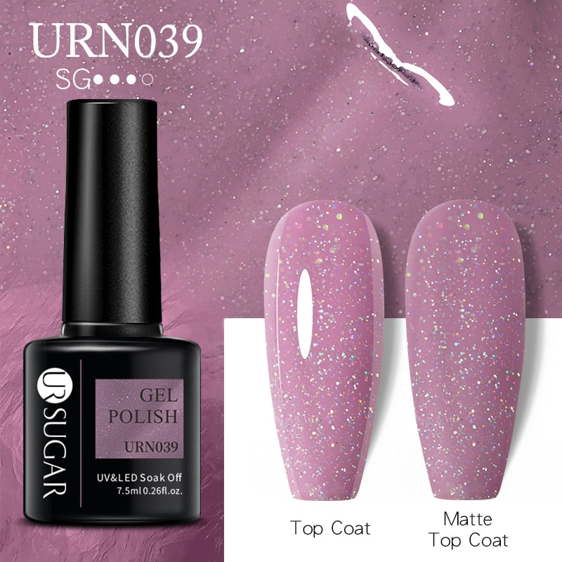 swvws  Thermal Nail Polish Shiny Sequins Effect Color Change Gel Varnishes All For Manicure Nails Art UV Semi Permanent Gellak