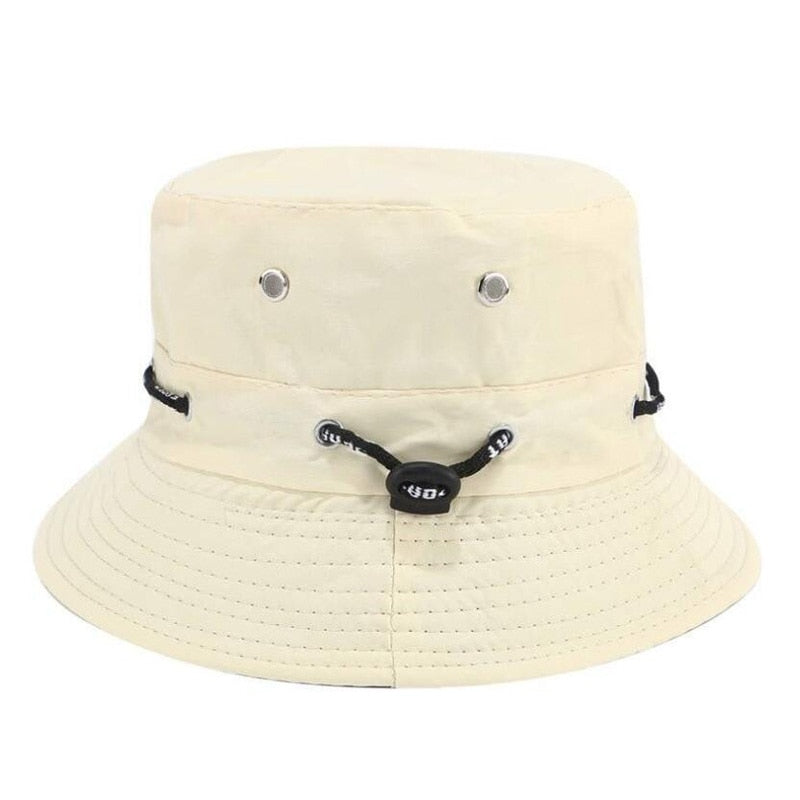 swvws  Sun Street Beach Bob Women Double Side Panama Hat Summer Printed Reversible Bucket Hat Men Outdoor Hip-Hop Fisherman Cap