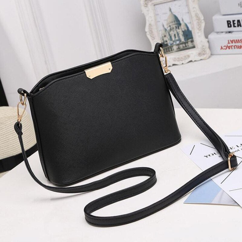 swvws  BACK TO COLLEGE    Hot Women Bag Fashion Simple Shoulder Bag Designer PU Leather Messenger Crossbody Bags Ladies Hand Bag