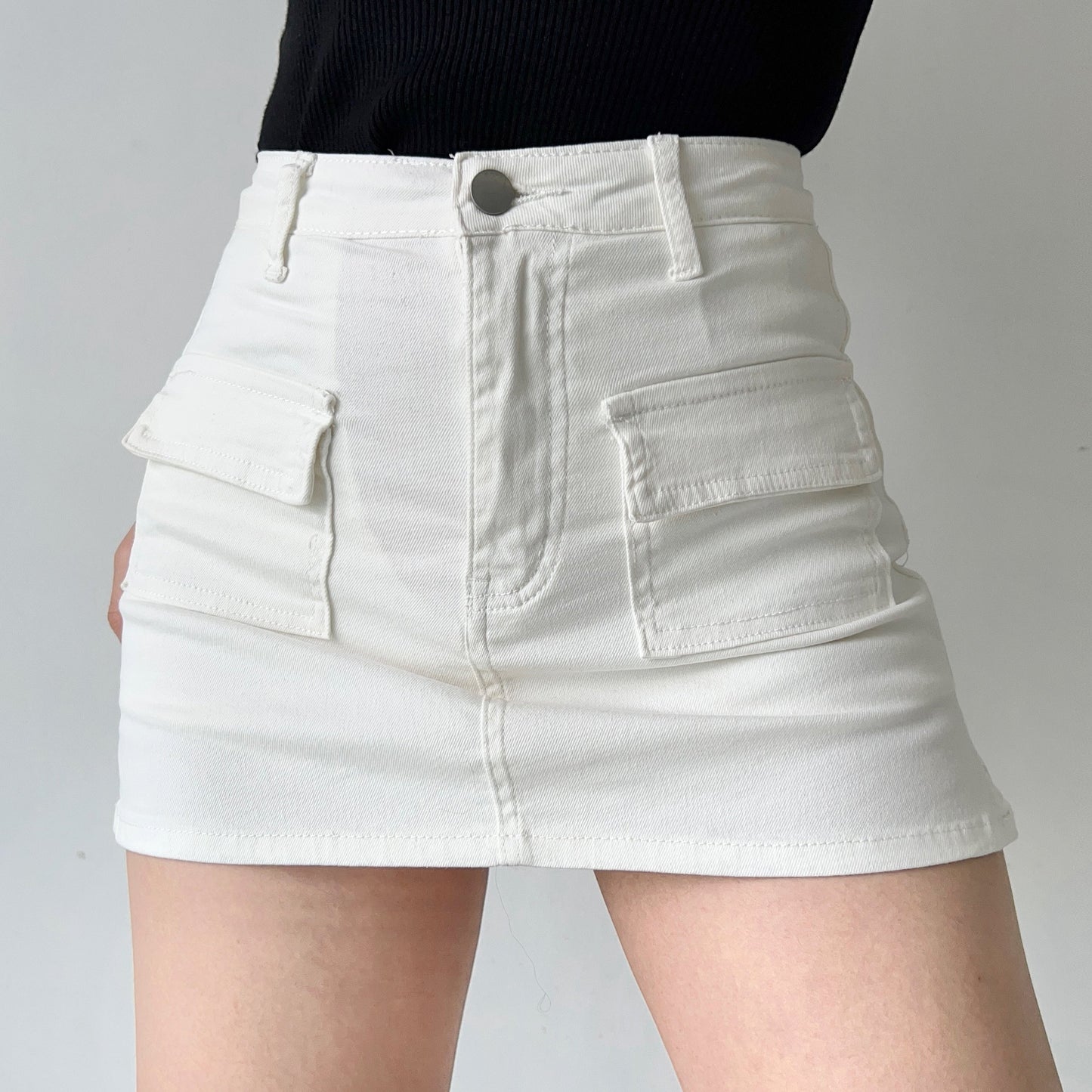 swvws - New Revolution Denim Pocket Skirt