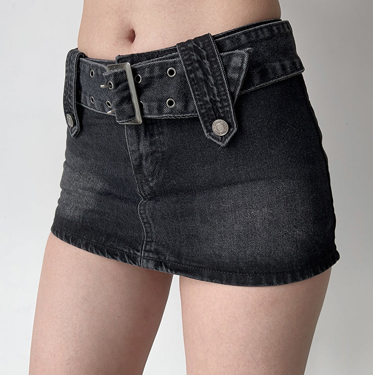 swvws - Hot Girl Denim Mini Skirt