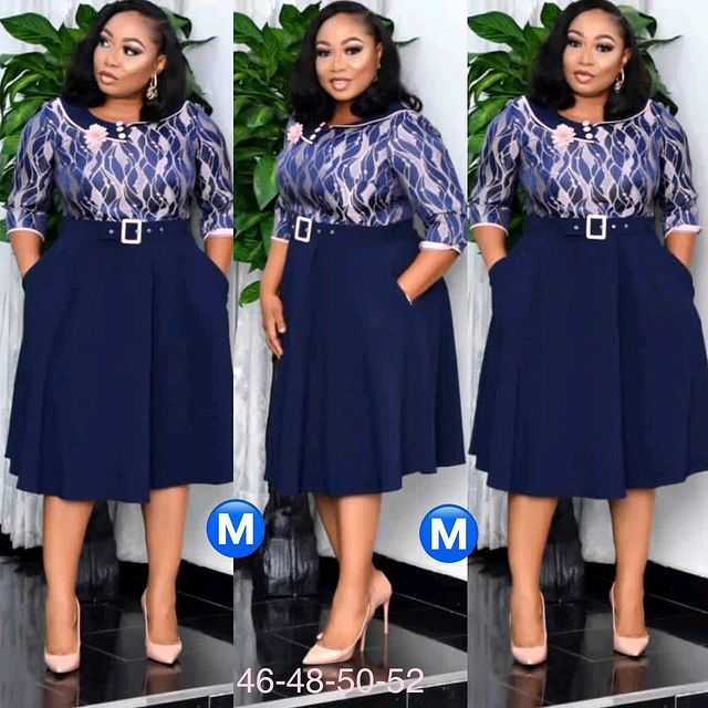 SWVWS Cross-Border  Wish New Source Manufacturers African plus Size Women's Clothing Irregular Swing Dress in Stock