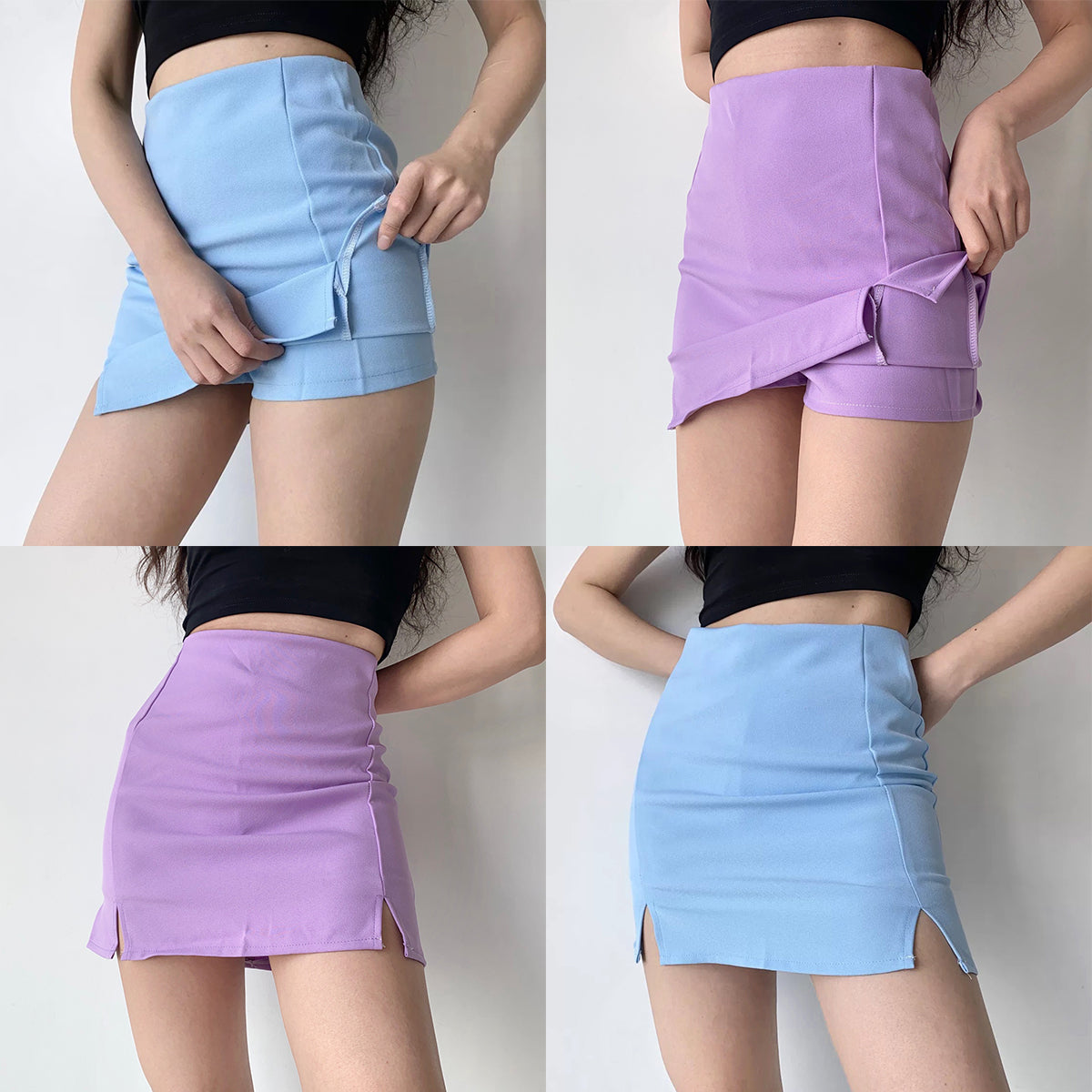 swvws - Leyla Double Split Skirt