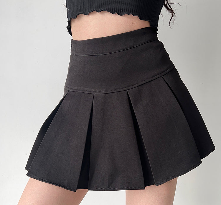 swvws - Academia High-Waisted Pleated Skirt