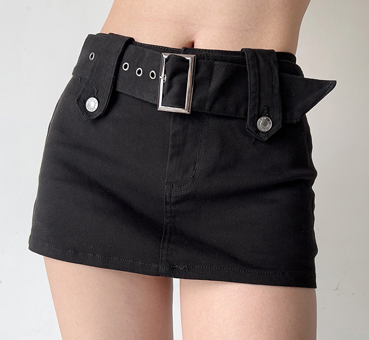 swvws - Nolan Denim MIni Skirt