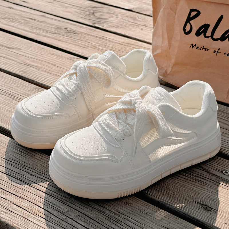 swvws White Shoes for Women  New Summer Breathable Platform Canvas Shoes Casual Sneakers Beier Zz585 One Piece Dropshipping