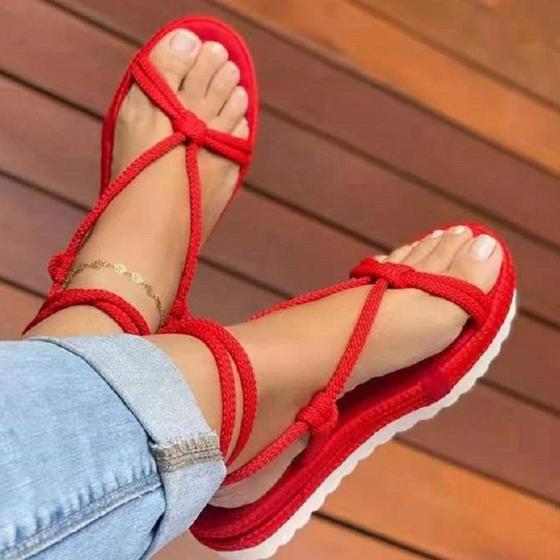 swvws Women Sandals Bohemian Style Summer Sandals Lightweight Beach Shoes Women Heels Sandalias Mujer Platform Shoes Wedge Sandal