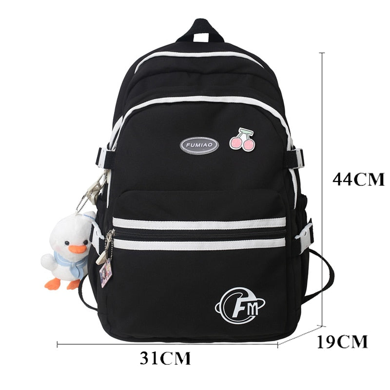 BACK TO SCHOOL  Fashion Cute Girls Bookbag For Teenager Boys Student Shoolbag Kawaii Women Travel Bag Mochila Laptop Backpack College